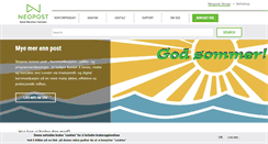 Desktop Screenshot of neopost.no