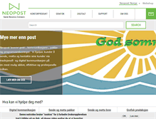 Tablet Screenshot of neopost.no
