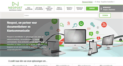 Desktop Screenshot of neopost.be